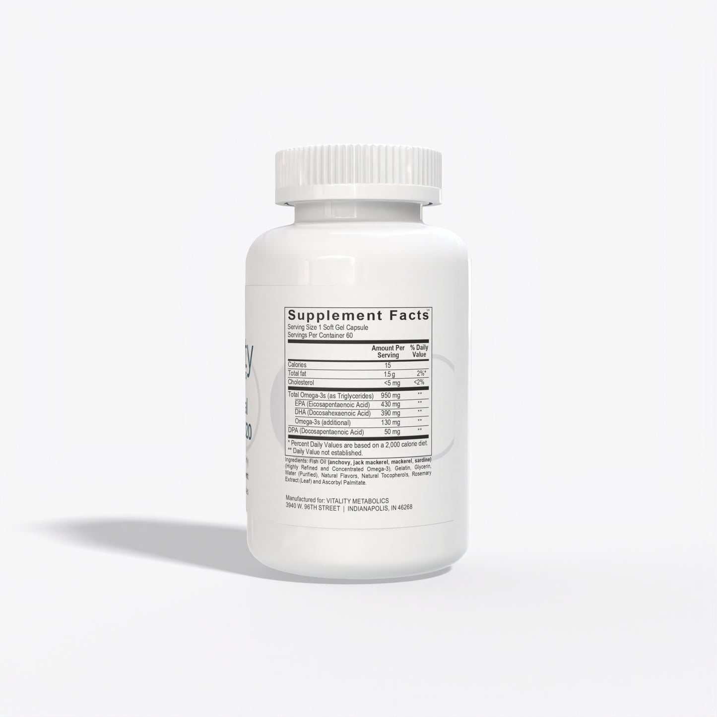 Essential Omega 820 Supplement Facts