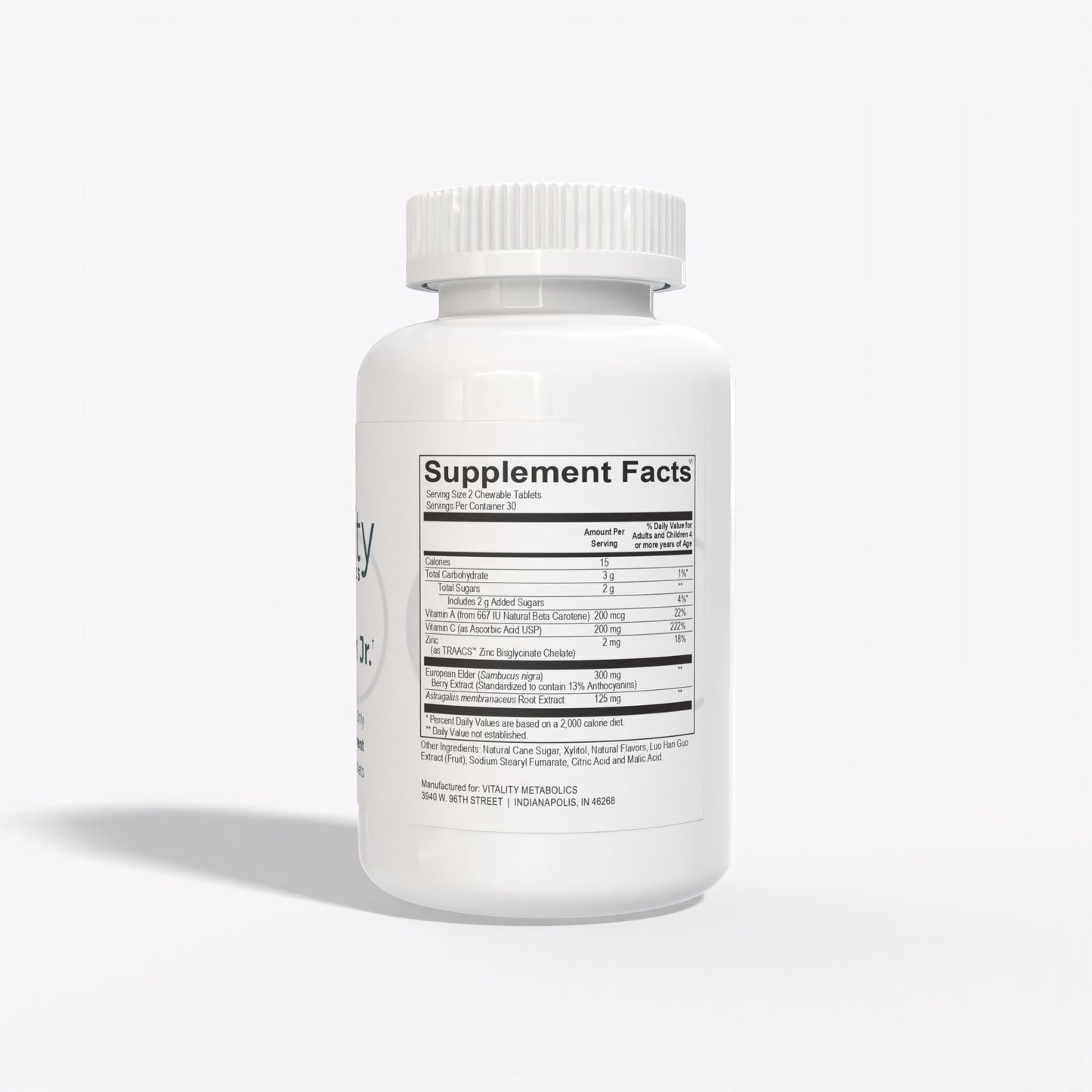 Imu-Stim Jr. Supplement Facts