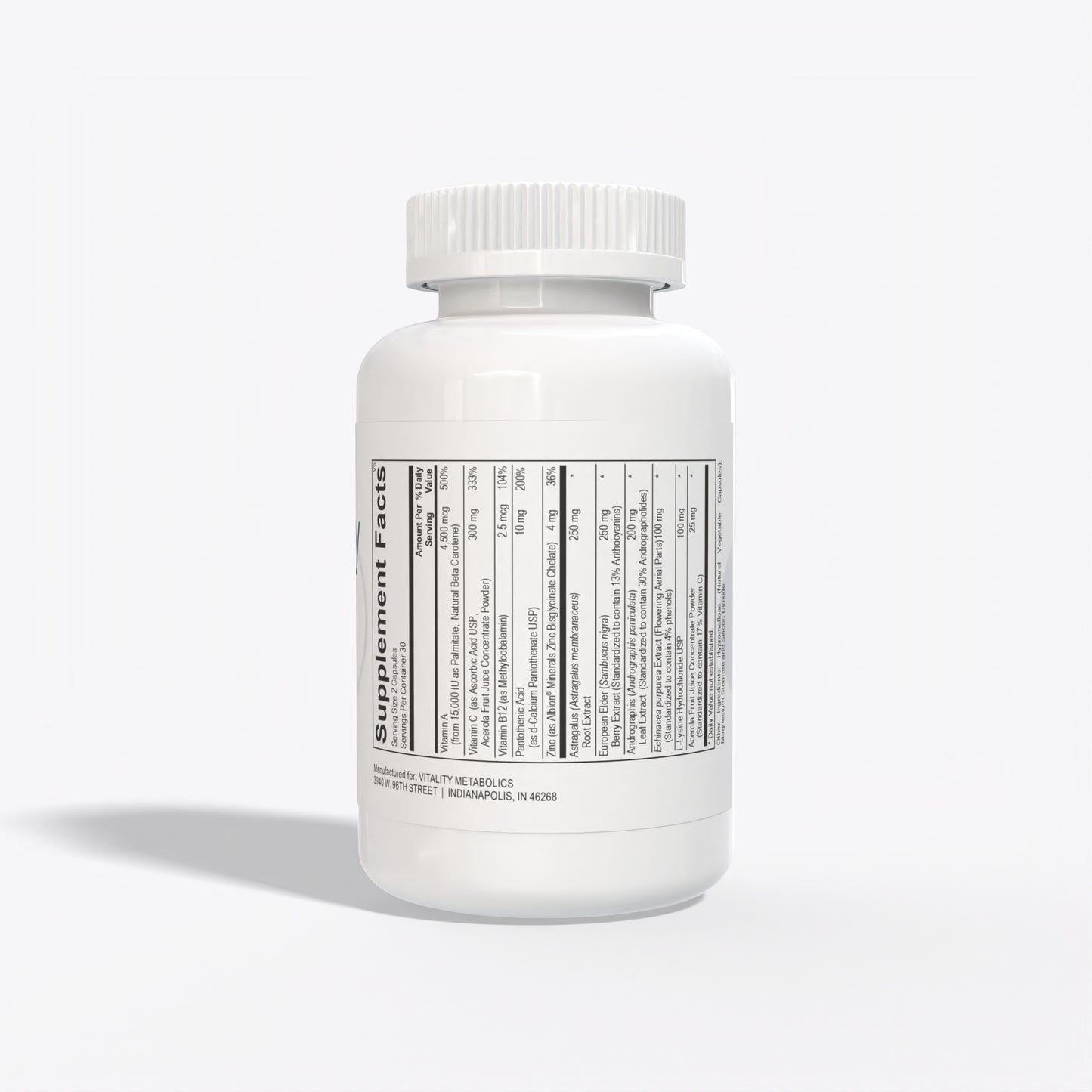 Imu-Stim Supplement Facts
