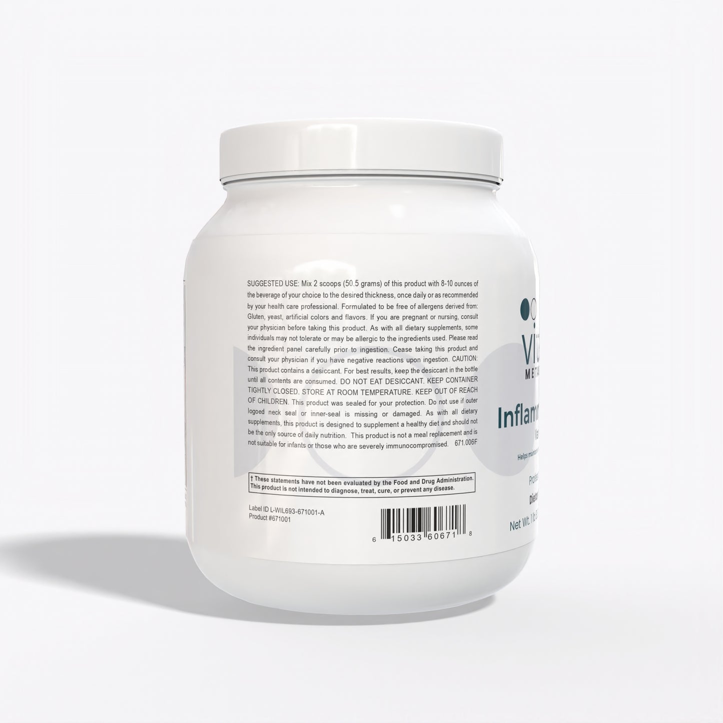 InflammaBalance - Vanilla Chia Suggested Use