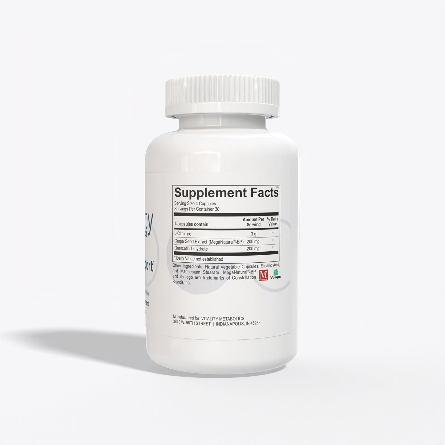 NOXSupport 120ct Supplement Facts