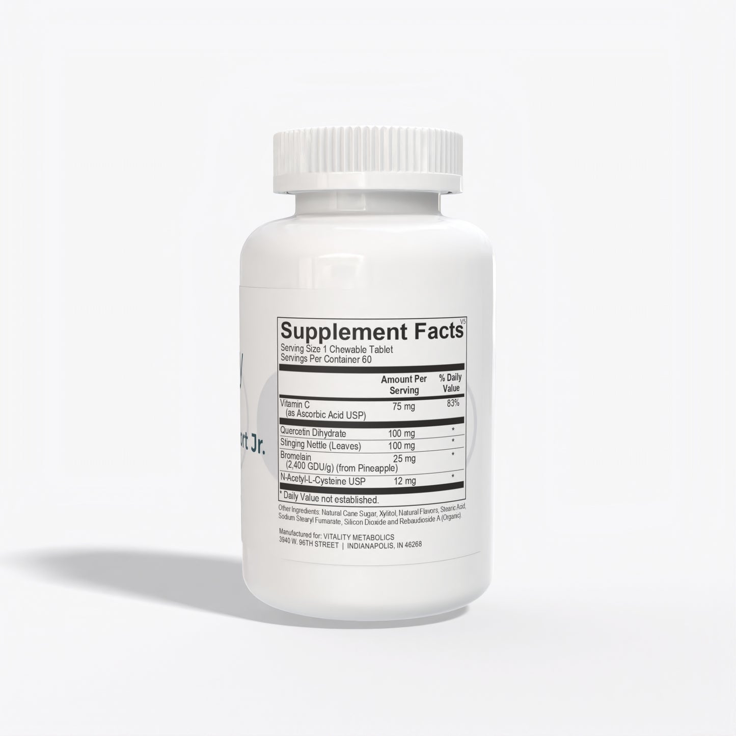 Seasonal Support Jr Supplement Facts