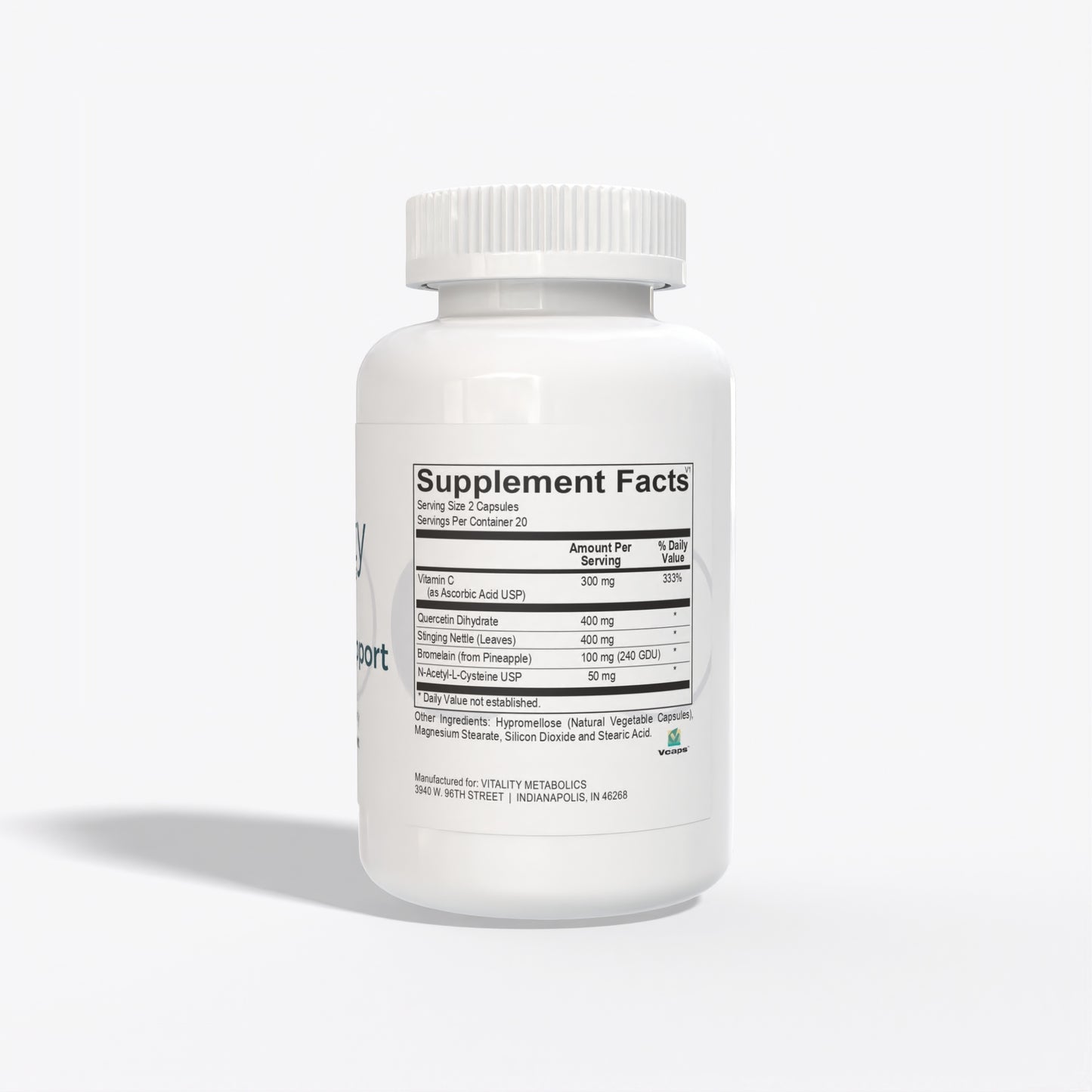 Seasonal Support Supplement Facts
