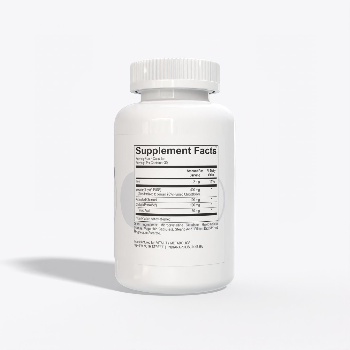 ToxiBind Supplement Facts