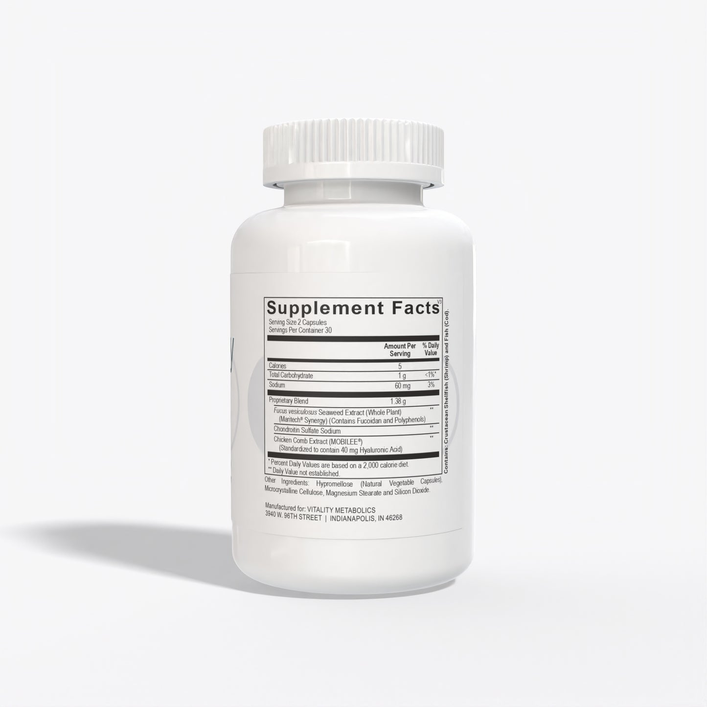 Vasc Pro Supplement Facts