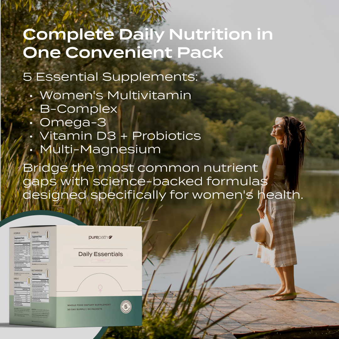 PurePath Daily Essentials for Women – Complete 5-in-1 Daily Vitamin Pack