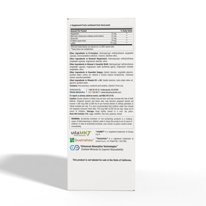 Daily Essentials for Women 28 packets Supplement Facts II
